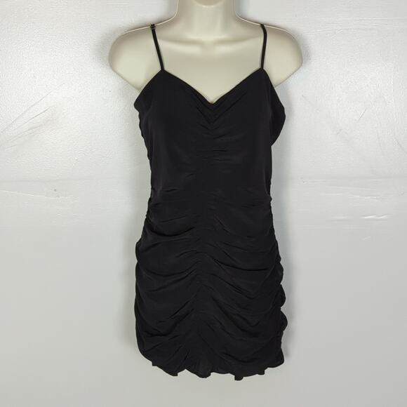 Aqua NWT Shirred Bodycon Mini Dress - Picture 1 of 10